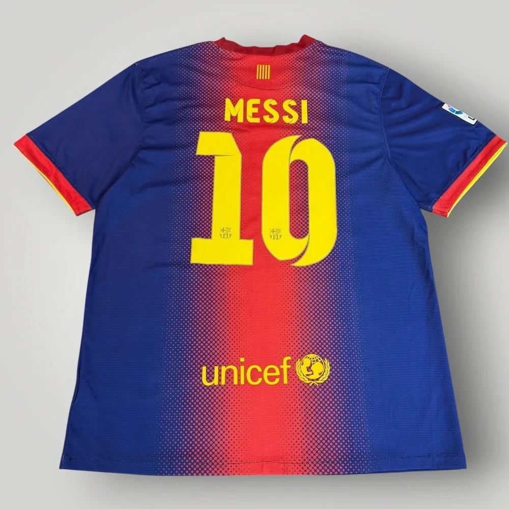 Nike FC Barcelona 2012-13 Messi 10 Home Jersey Mens XL Blue Red